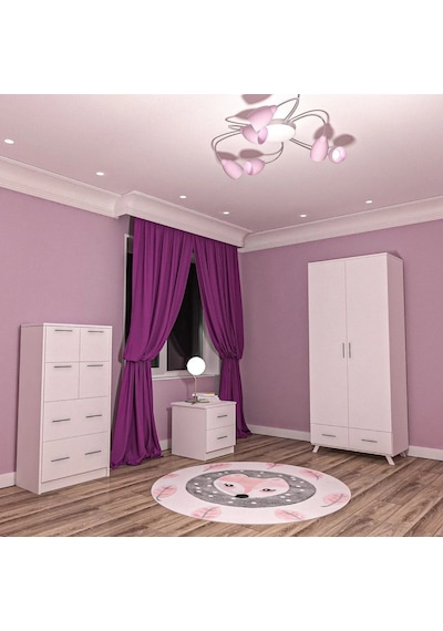 Candy Genç Odası Takımı Mdf Beyaz Candy Genç Odası Takımı Mdf Beyaz