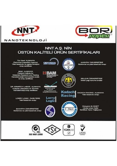 Bor Power Nnt Ms250 Borpower Motor Yağ Katkısı Onarıcı N11.30