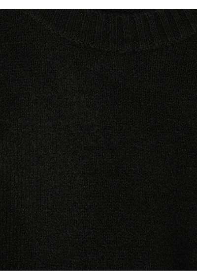 LC Waikiki Lc Waıkıkı Siyah Oversize Kadın Kalın Triko Kazak