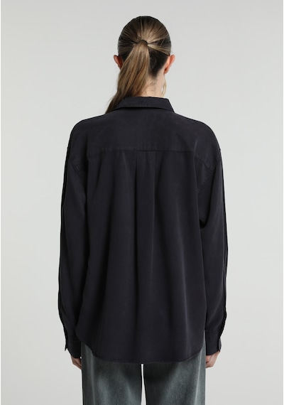 Colin's Colins Boyfriend Fit Shirt Neck Düz Kadın Lacivert Uzun Kol Gömlek Cl1082412 Q1.v2 Nav Colin's Colins Boyfriend Fit Shirt Neck Düz Kadın Lacivert Uzun Kol Gömlek Cl1082412 Q1.v2 Nav