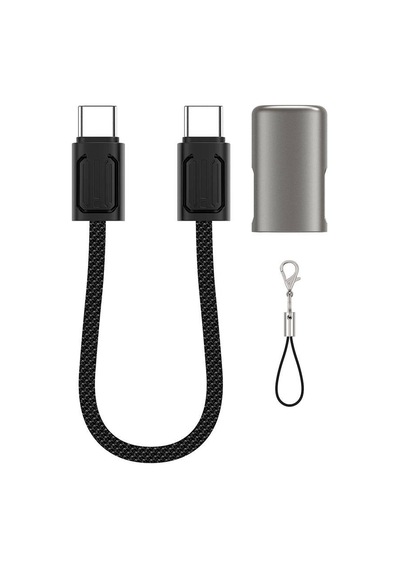 Wiwu Wi-C040 100 W Concise Serisi Type-C to Type-C Hızlı Şarj Data ve Şarj Kablosu 15 CM