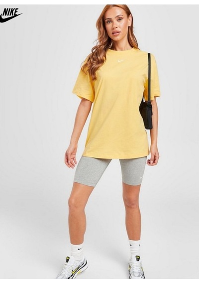 Sportswear Tee Kadın Tişört Bol Kesim Dn5697-795 Sarı