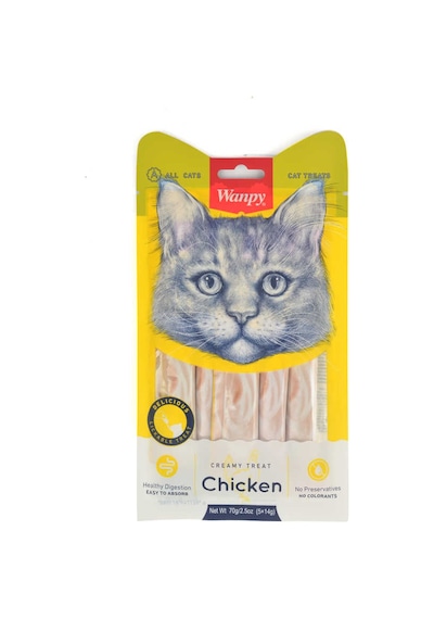 Wanpy Tavuklu Likit Kedi Ödülü 5 x 14 G