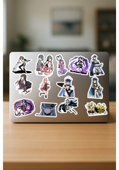 Akame Ga Kill Anime Telefon Laptop Bullet Journal Sticker Paketi 24 Adet Çok Renkli