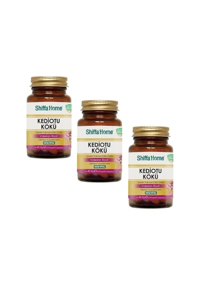 Aksu Vital Shiffa Home Valerian Root - Kediotu Kökü 60 Kapsül 3 Adet