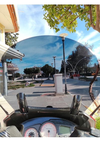 Motocam Gilera Nexus 500 Ön Cam 2004-2008 Model 58cm Siyah Renkli 4mm