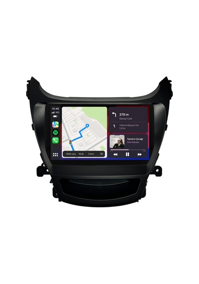 Hyundai Elantra 2014-2015 Android Multimedya Carplay Android Auto Navigasyon 8gb Ram 128gb 9"