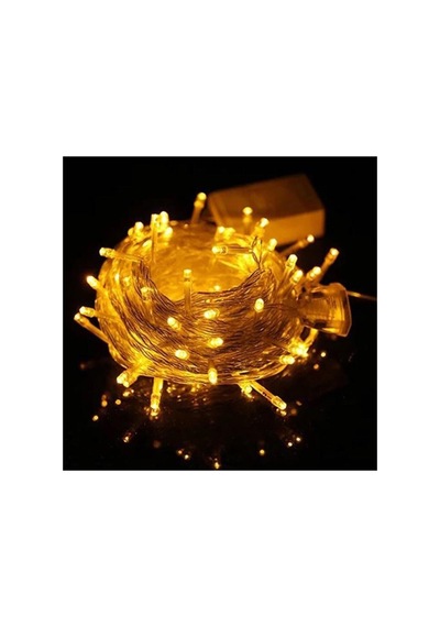100 Ledl Pilli Led Işık Dekoratif Led Işık Zinciri Gün Işığı Led Beyaz