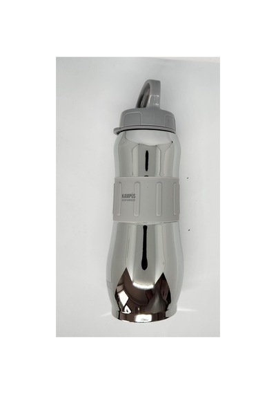 Bear & Deer Gümüş Renk 830 Ml Pipetsiz Çelik Matara Çok Renkli