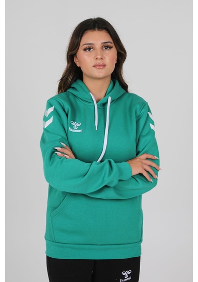 Hummel Armin Pamuklu Hoodie Yeşil