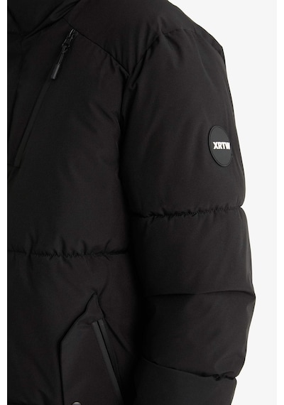 Defacto Su İtici Regular Fit Dik Yaka İç Cepli Fermuarlı Cepli Mont F5711ax25wnbk27 Siyah-bk27