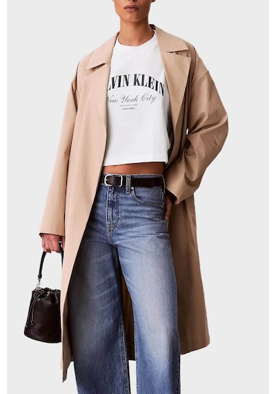 Calvin Klein Jeans Kadın Tişört Lv047f813g Beyaz/beyaz