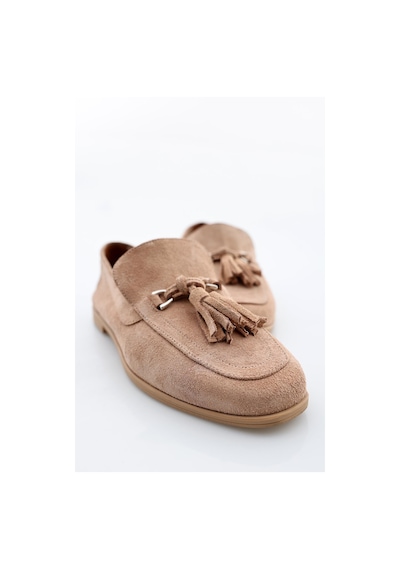 Somon Süet Loafer 34307-Somon