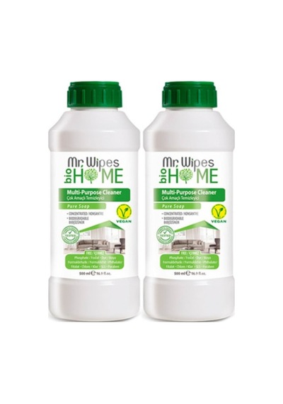Farmasi Mr. Wipes Konsantre Çok Amaçlı Temizleyici Pure Soap-500Ml 2'Lü Set
