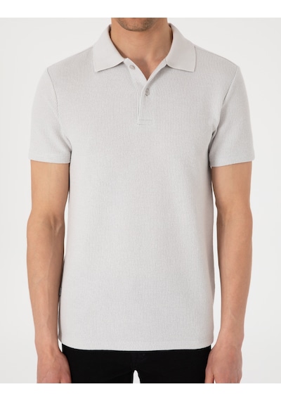 Pierre Cardin Erkek Gri Tişört 50310171-vr024 Gri
