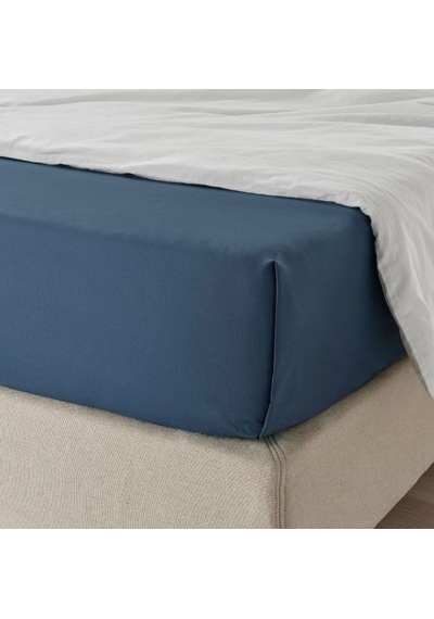 Ikea Ullvıde Çift Kişilik Çarşaf 240 X 260 Cm Koyu Lacivert