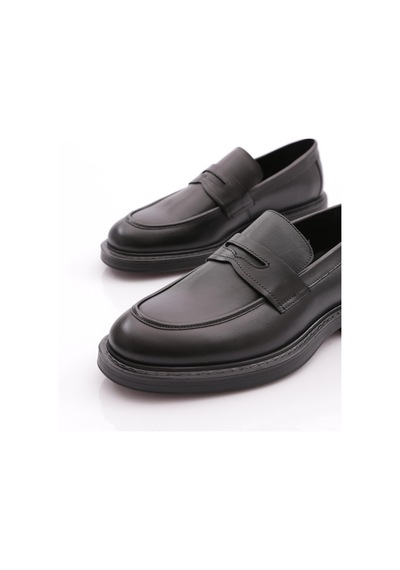 Dgn 2583 Erkek Loafer Ayakkabı Siyah Antik