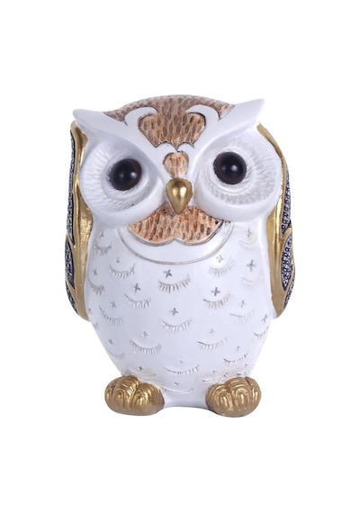 Feng Shui Görmedim Duymadım Bilmiyorum 3 Lü Baykuş Biblo Seti 10 Cm. Dekoratif Ev & Ofis Hediyesi