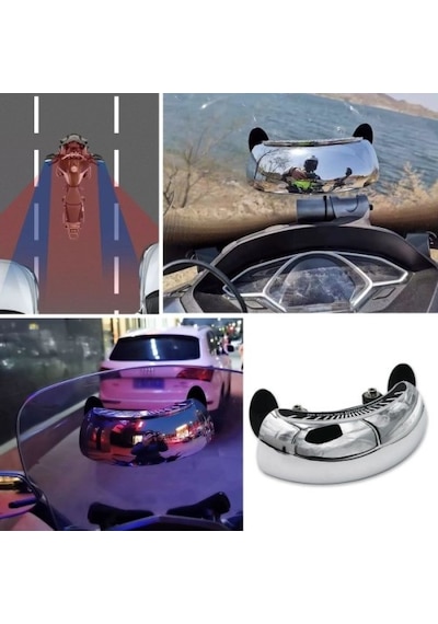 Büro Ev Ofis Motor Bisikleti İçin Dayanıklı Geniş Açı Görme Kör Nokta Aynası