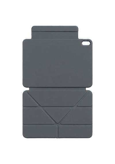 Apple Uyumlu iPad 2025 10.9 10.nesil A16 Edz Manyetik Standlı Tablet Kılıfı - Koyu Gri Diğer