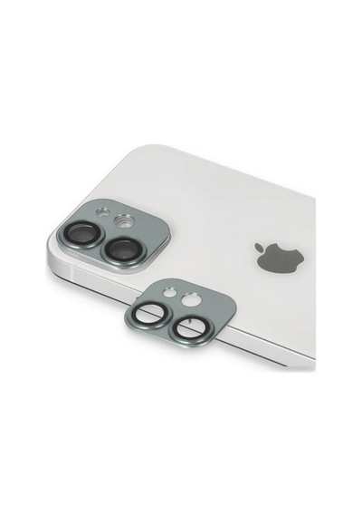 Apple İphone 11 Pers Alüminyum Kamera Lens - Yeşil Belirtilmemiş
