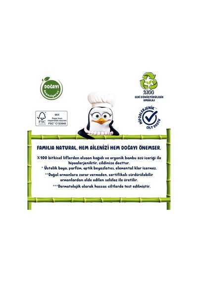 Plus Natural Kağıt Havlu 24 Rulo 6 Rulo X 4 Paket