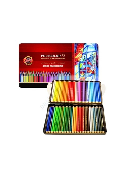 Koh-i Noor Set Of Artist S Coloured Pencils 3827 72