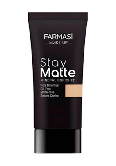 Farmasi Make Up Stay Matte Fondöten 30 ML Sand Beige 04