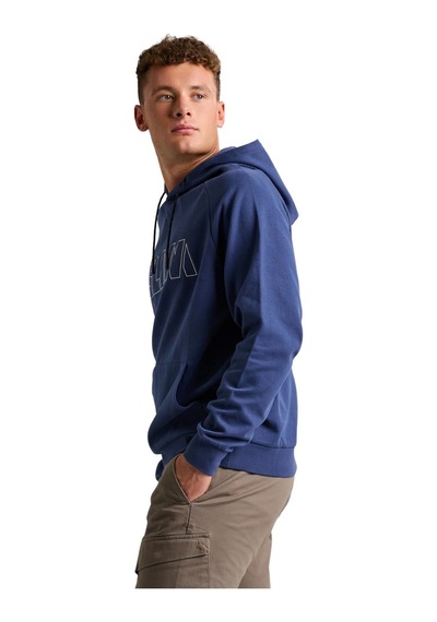Slam Logo Hoodıe 23242 Mavi