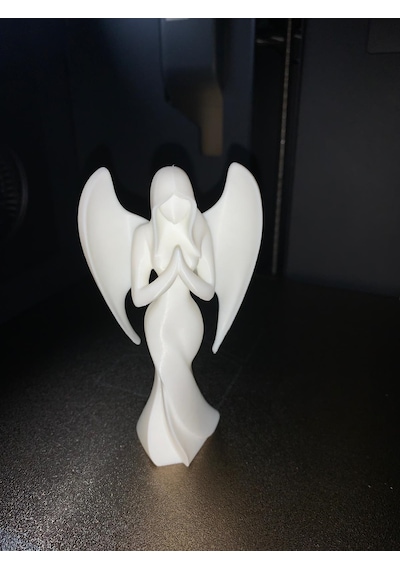 Pla Malzeme Natural Melek Heykeli Hediyelik Ev Ofis Dekoratif Ürün 13cm