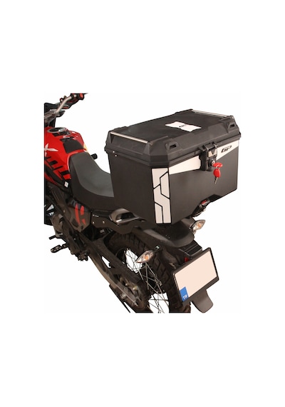 GP Kompozit Universal 45 lt Plastik Motosiklet Çantası Siyah