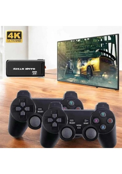 Game Box 20.000 Oyunlu 8k Ultra Hd Oyun Konsolu 64 Gb Kablosuz Çift Kontrolcü Seti