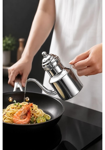 Komple 304 Çelik Silver 310 Ml Yağdanlık Sosluk Ve Sirkelik Cin596by Diğer
