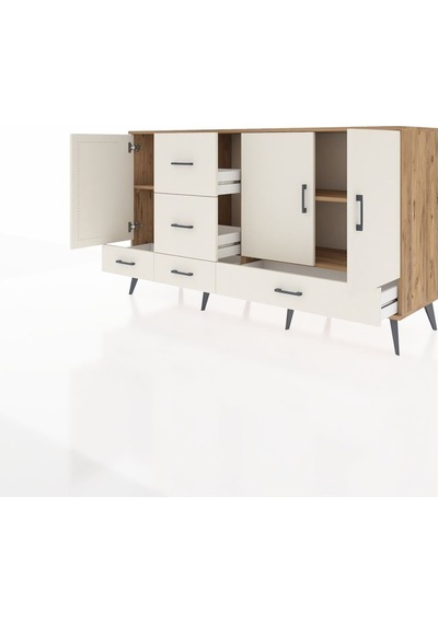 Kronos Konsol 4 Raflı 5 Çekmeceli 3 Kapaklı 176x59x99 Çam-aytaşı Aytası - Atlas Çam Kronos Konsol 4 Raflı 5 Çekmeceli 3 Kapaklı 176x59x99 Çam-aytaşı Aytası - Atlas Çam
