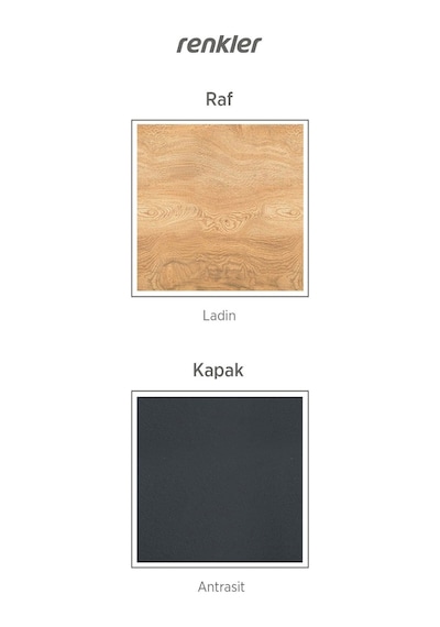 Linen 119 Luk 3 Bölmeli 2 Raflı 1 Kabin Kitaplık