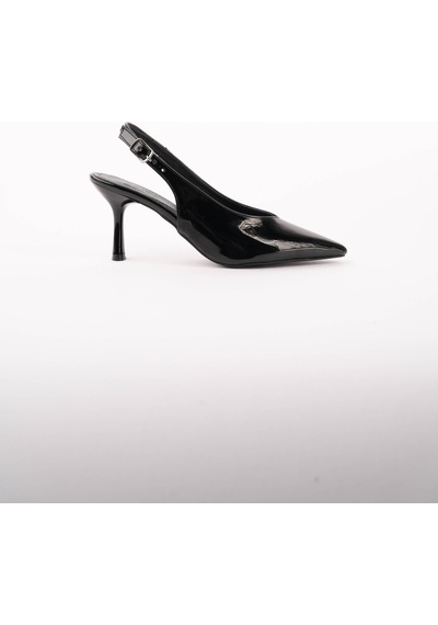 Esatsani Siyah Rugan Sivri Burun Arka Açık 9 Cm Topuk Vısıon Stiletto Kadın Ayakkabı Siyah Rugan Esatsani Siyah Rugan Sivri Burun Arka Açık 9 Cm Topuk Vısıon Stiletto Kadın Ayakkabı Siyah Rugan