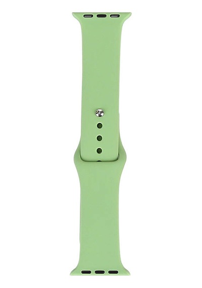 Zore Watch 7 41mm Band Serisi Klasik Kordon Silikon Strap Kayış-mint Green
