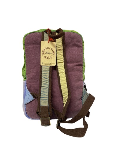 Old Cotton Cargo Kaliteli Vintage Tek Gözlü Disayn Sırt Gezi Çantası Kc Harley Bag 5097 Siyah Mavi