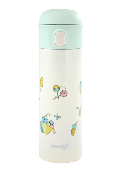 Çelik İçli Termos 480 Ml Mavi Tx-6135 Çok Renkli