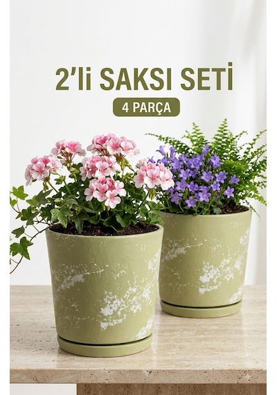 Söğüt Yeşili Drenaj Delikli 2 Li Seramik Saksı Kalemlik,fırçalık,masa Organizeri / Modern Dekoratif El Yapımı Tasarım 12 Cm 12 X 12cm Söğüt Yeşili Drenaj Delikli 2 Li Seramik Saksı Kalemlik,fırçalık,masa Organizeri / Modern Dekoratif El Yapımı Tasarım 12 Cm 12 X 12cm