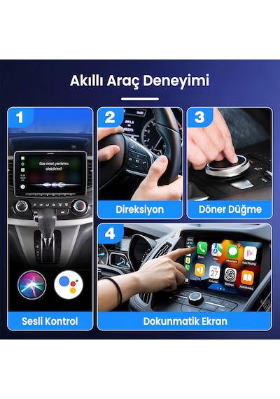 Bix Cb02 2.4g/5g Wifi Carplay Android Auto Kabloludan Kablosuza Çevirici Usb-a Usb-c Çift Uçlu Hibrit Adaptör Diğer
