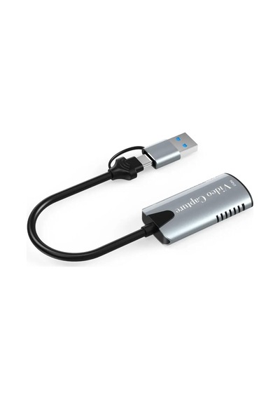 Type-c To Usb 2in1 Video Capture Yakalama Kartı Uçlu Hdmı To Type-c Pc Bilgisayar Video Adaptör Çevirici Hdmı Aktarma İçin Kullanılmaz