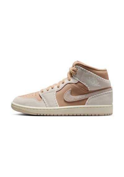 Nike Air Jordan 1 Mid Se 'hemp' Kadın Basketbol Ayakkabısı Hv4269-200 Çok Renkli