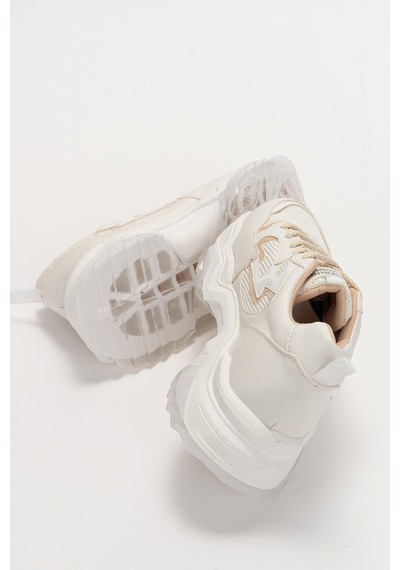 Luvishoes 65100 Beyaz Kadın Spor Ayakkabı Beyaz