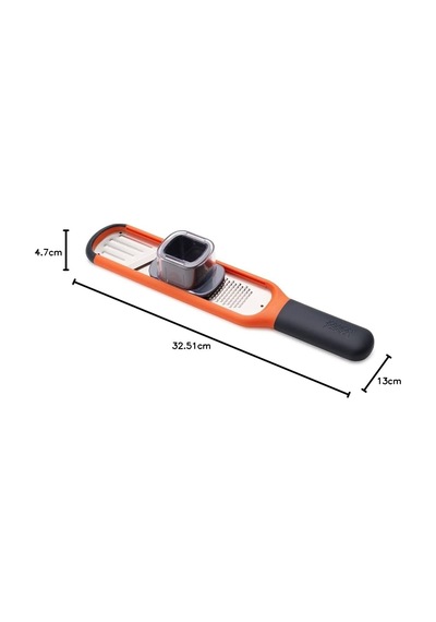 Joseph Joseph 20048 Handi-grate 2'si 1 Arada Mini Rende Ve Dilimleyici, Turuncu Diğer