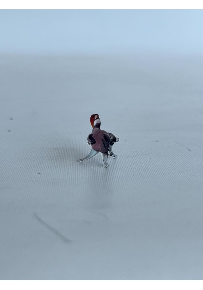 El Yapımı Mini Murano Cam Flamingo Biblo A120-02