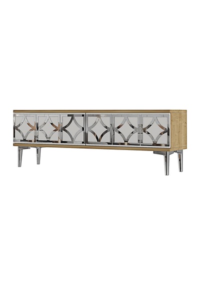 Tsa1237dbs Lem Tv Sehpası Safirmeşe-beyaz-silver 120cm