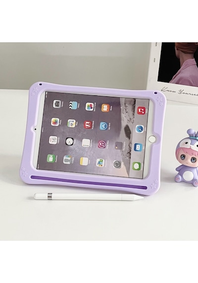 İpad Air 1/2 Ve İpad 5/6 Nesil 9.7 İnç Uyumlu Standlı Askılı Karakterli Çocuk Kılıfı Tablet Kılıfı