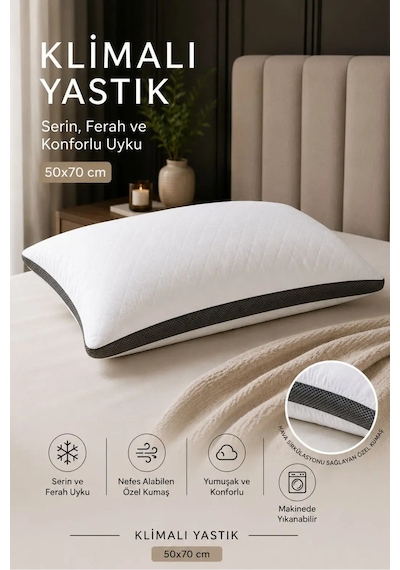 Conzaliza Klimalı Yastık 850 Gram Diğer