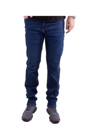 Vega 9133-45 Mavi Yüksek Bel Rahat Paça Erkek Jeans Pantolon-erkek Mavi
